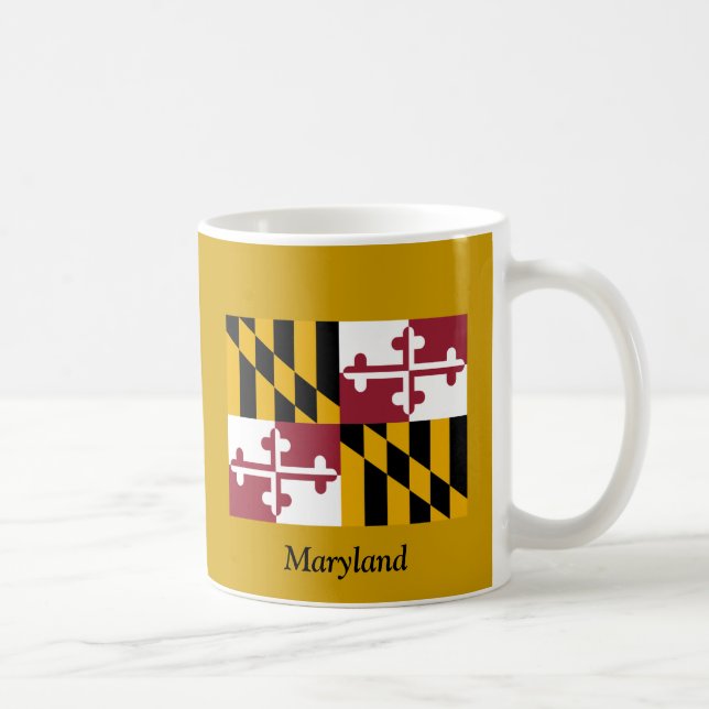 Flag of Maryland Coffee Mug (Right)