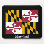 Flag of Maryland Mouse Pad<br><div class="desc">The flag of the state of Maryland consists of the heraldic banner of George Calvert, 1st Baron Baltimore. It is the only state flag in the United States to be based on English heraldry. (While the flag of Washington, D.C., is a representation of the coat of arms of the Washington...</div>
