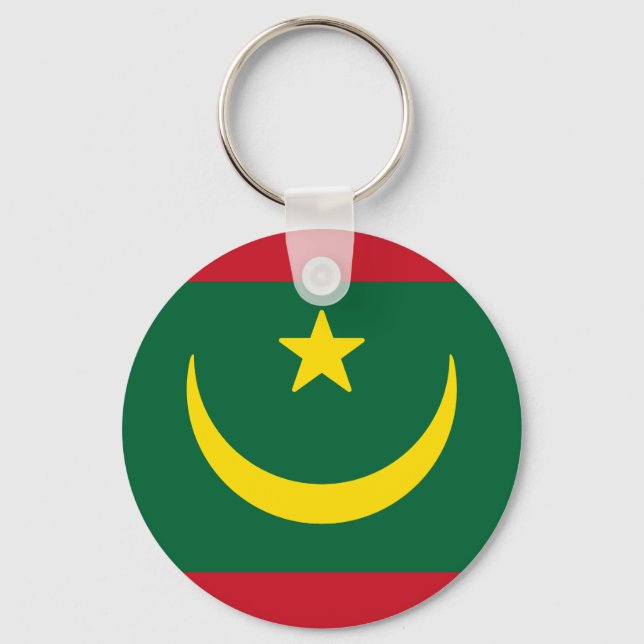 Flag of Mauritania Keychain (Front)