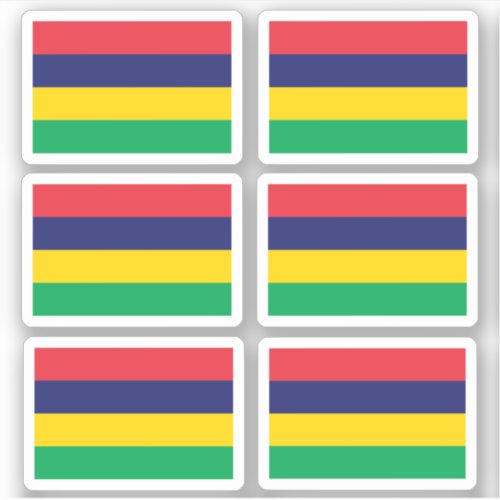 Flag of Mauritius _ a collection Sticker