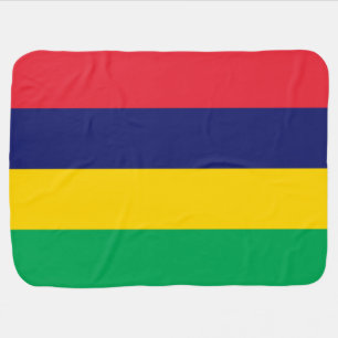 Flag of Mauritius Baby Blanket
