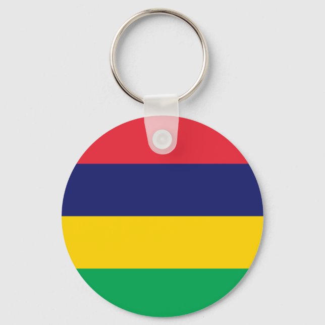 Flag of Mauritius Keychain (Front)