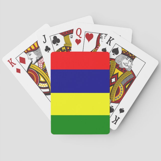 Flag of Mauritius Poker Cards (Back)
