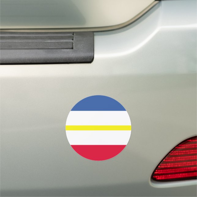 Flag of Mecklenburg Car Magnet (In Situ)