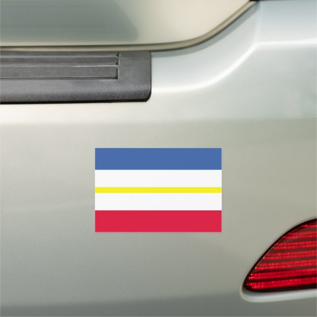 Flag of Mecklenburg Car Magnet (In Situ)