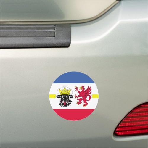 Flag of Mecklenburg Car Magnet