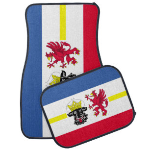 Flag of Mecklenburg-Western Pomerania Car Floor Ma Mat
