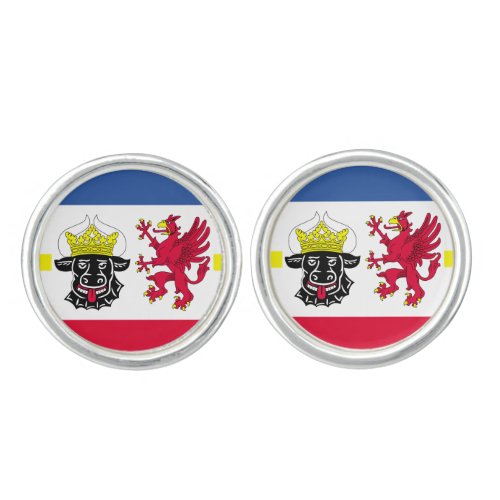 Flag of Mecklenburg_Western Pomerania Cufflinks