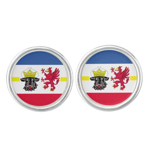 Flag of Mecklenburg_Western Pomerania Cufflinks