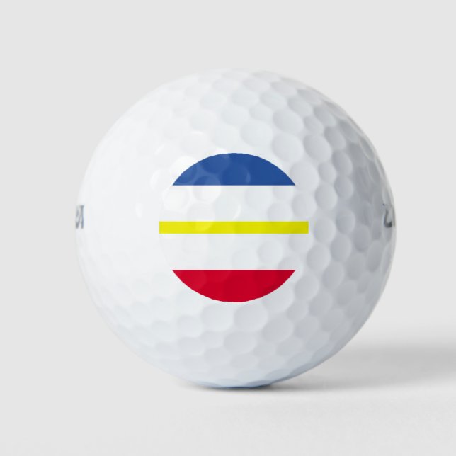 Flag of Mecklenburg-Western Pomerania Golf Balls (Front)