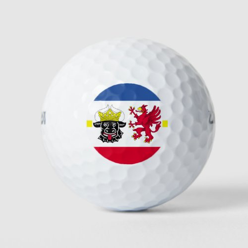 Flag of Mecklenburg_Western Pomerania Golf Balls