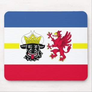 Flag of Mecklenburg-Western Pomerania Mouse Pad