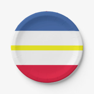 Flag of Mecklenburg-Western Pomerania Paper Plates