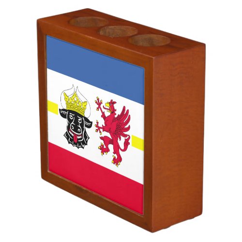 Flag of Mecklenburg_Western Pomerania Pencil Holde Desk Organizer