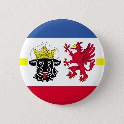 Flag of Mecklenburg_Western Pomerania Pinback Butt Button
