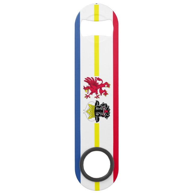 Flag of Mecklenburg-Western Pomerania Speed Bottle Bar Key (Front)