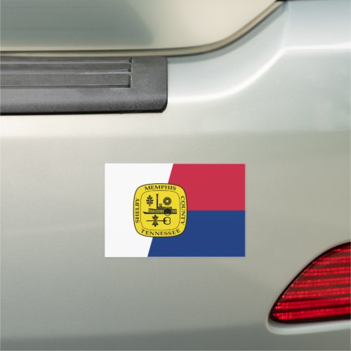 Flag of Memphis Tennessee Car Magnet