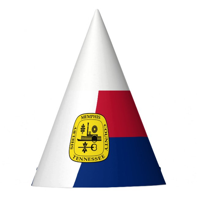Flag of Memphis, Tennessee Party Hat (Front)