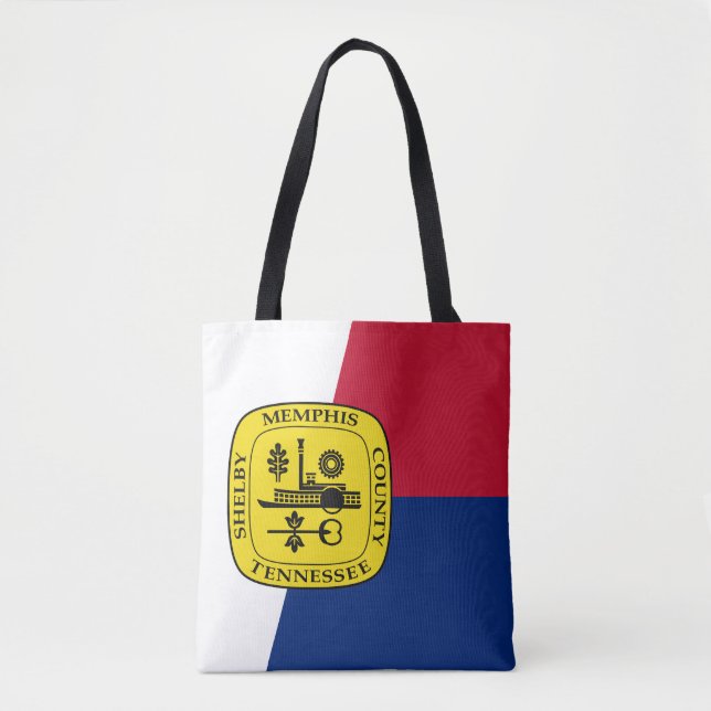 Flag of Memphis, Tennessee Tote Bag (Front)