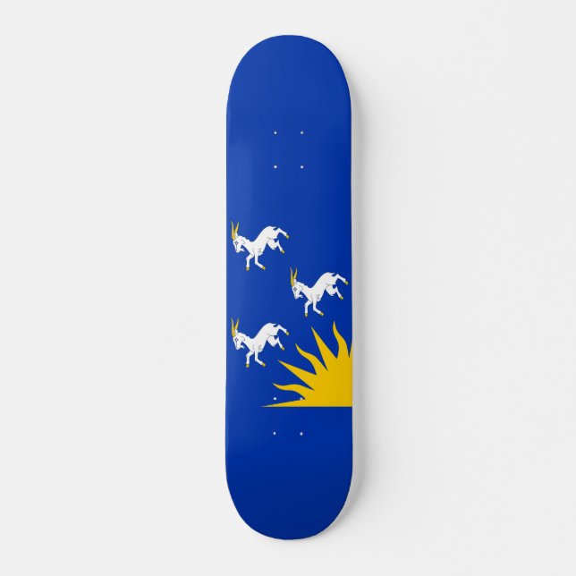 Flag of Merionethshire Skateboard (Front)