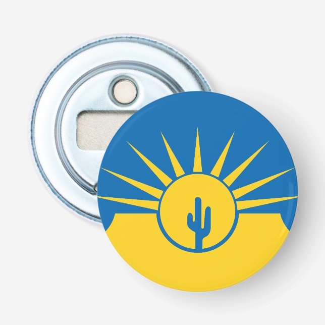 Flag of Mesa, Arizona Bottle Opener (Front)