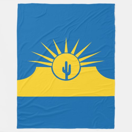 Flag of Mesa Arizona Fleece Blanket