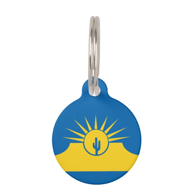 Flag of Mesa, Arizona Pet ID Tag (Front)