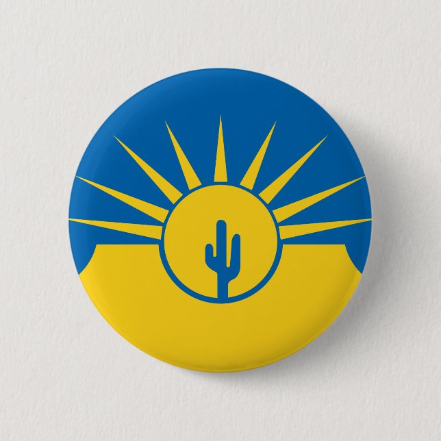 Flag of Mesa, Arizona Pinback Button (Front)