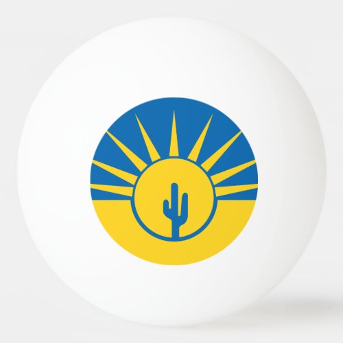 Flag of Mesa Arizona Ping_Pong Ball