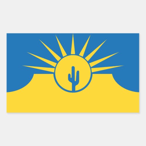 Flag of Mesa Arizona Rectangular Sticker