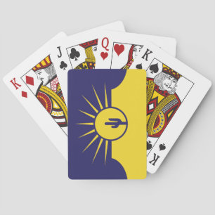 Flag of Mesa (Arizona, USA) Poker Cards