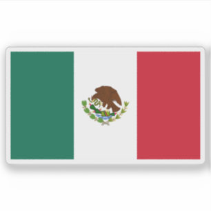 Flag of Mexico (1934–1968) Sticker
