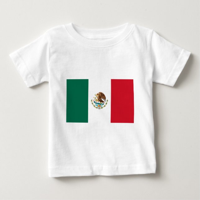 Flag of Mexico Baby T-Shirt (Front)