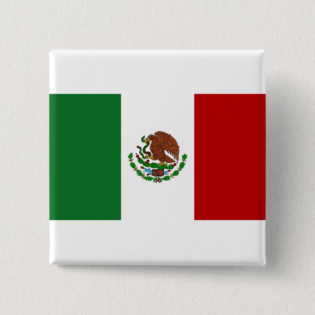 Flag of Mexico Button (Front)