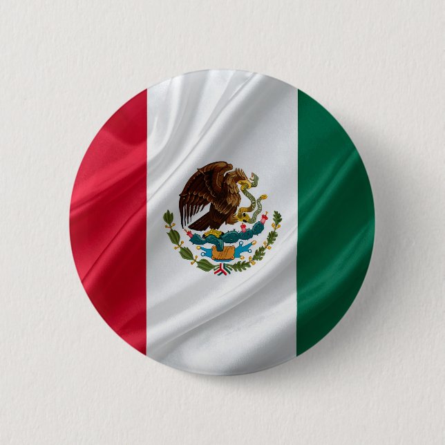 Flag of mexico button (Front)