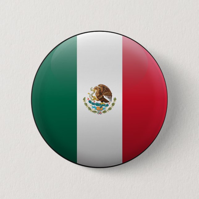 Flag of Mexico Button (Front)