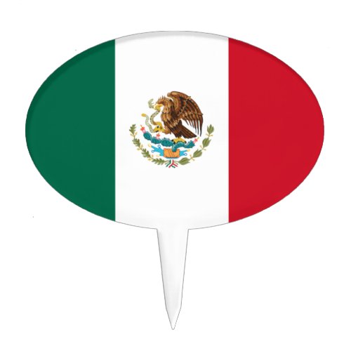 Flag of Mexico Cake Topper