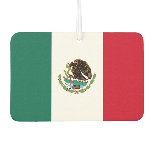 Flag of Mexico Car Air Freshener (Front)