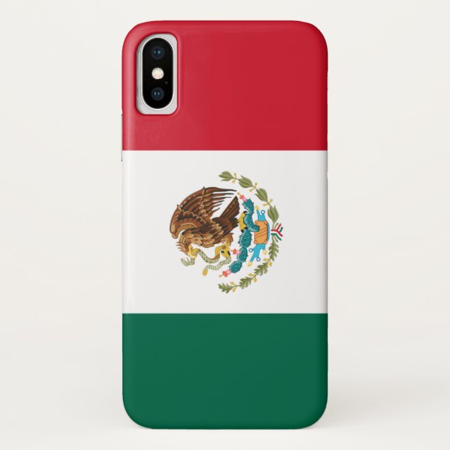 Flag of Mexico Case-Mate iPhone X Case (Back)