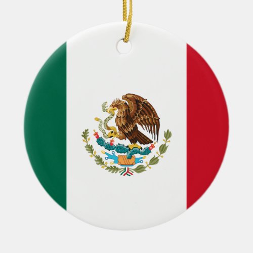 Flag of Mexico Ceramic Ornament