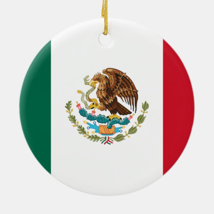 Flag of Mexico Christmas Ornaments