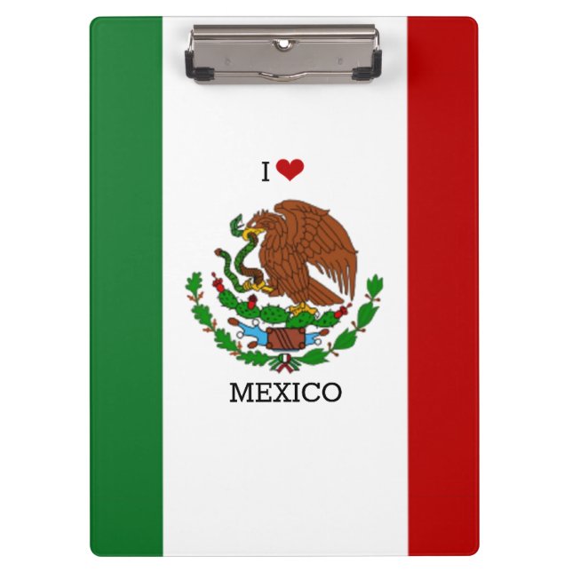 Flag of Mexico Clipboard (Front)