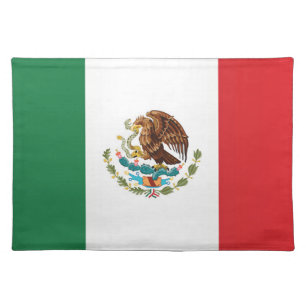 Flag of Mexico Cloth Placemat