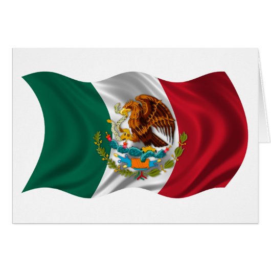 Flag of Mexico, Coat of Arms Cards (Front Horizontal)