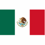 Flag of Mexico Cutout<br><div class="desc">National flag of Mexico. You can customize this gift by adding your own custom text or modifying the image.</div>