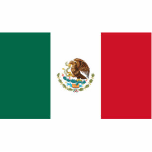 Flag of Mexico Cutout