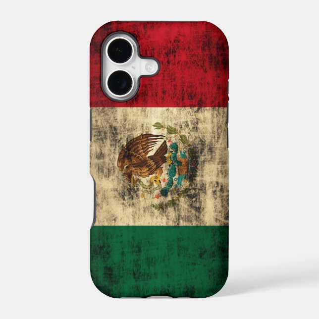 Flag of Mexico Distressed Case-Mate iPhone 5 Case (Back)