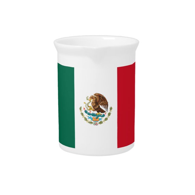 Flag of Mexico Drink Pitcher (Front)