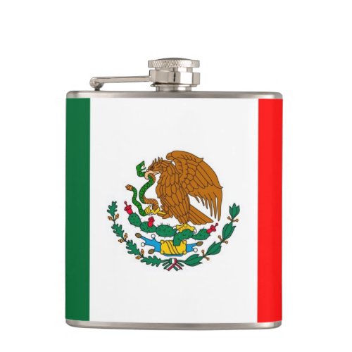 Flag of Mexico Flask