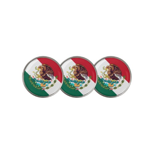 Flag of Mexico Golf Ball Marker